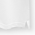 Áo polo nam Satoshi SAPL62 Diamond Pique màu trắng phối màu cổ viền trụ bo tay áo sang trọng