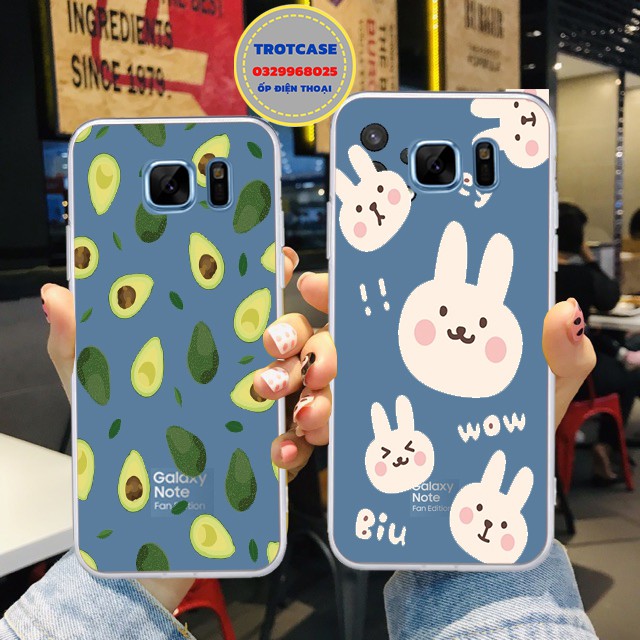[ HÀNG MỚI ] Ốp lưng Samsung Note Fe / S6/S7/S6 Edge / S7 Edge - in hình 3D tách nền trên ốp dẻo trong siêu đẹp | BigBuy360 - bigbuy360.vn