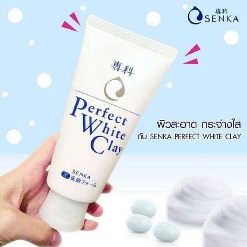 Sữa Rửa Mặt Senka Perfect Whip 120g ( Màu Xanh Nội Địa Nhật )