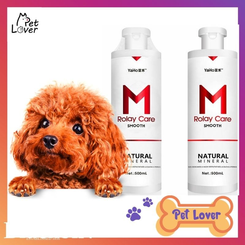 [FREESHIP] Sữa Tắm cho chó Poodle, thơm lâu, dưỡng lông, không làm bay màu lông, sữa tắm cho chó Yaho M Rolay chai 500ml