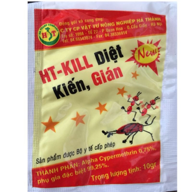 {HIỆU QUẢ  } Thuốc diệt kiến. gián . sinh hoc Bột rắc (gói20G)