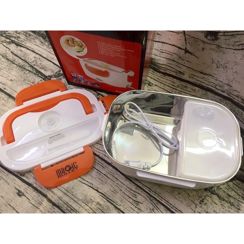 Hộp ủ cơm hâm nóng thức ăn magic lõi inox