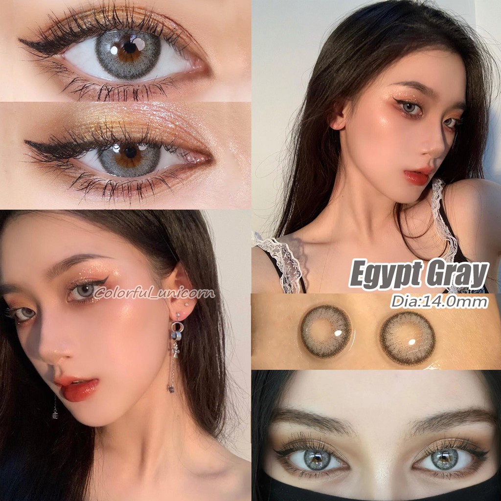 Kính áp tròng Colorhunter Dùng 1 Năm 14.0mm 0 - 8 Độ 1 cặp