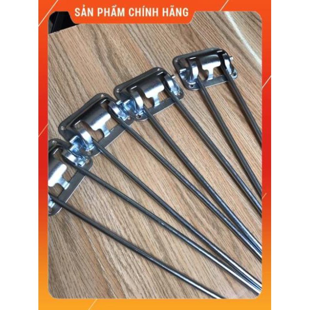 Chân bàn gấp dài 28cm gấp gọn tiện lợi phù hợp với bàn trà, bàn uống nước tặng kèm đinh vít