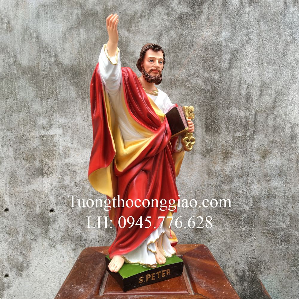 Tượng Thánh Phêrô  45cm Composite