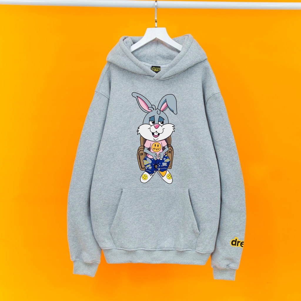 Áo nỉ Hoodie Drew THỎ Hogoto shop , Áo hoodie nam nữ nỉ bông cotton