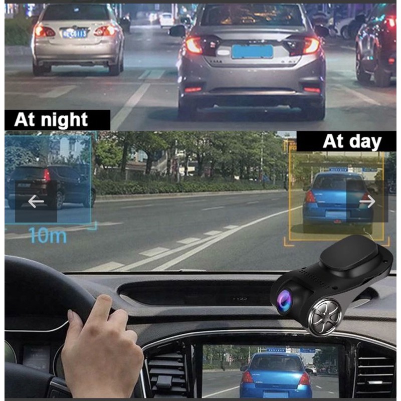 Camera hành trình ô tô U6 có ADAS, GPS,cảnh báo va chạm,lưu tốc độ xem lại video