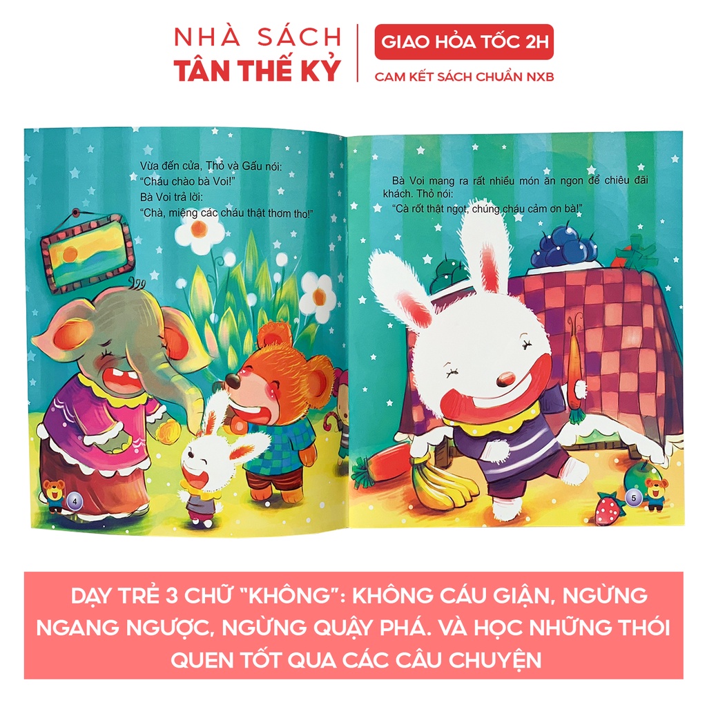 Sách - EQ IQ nuôi dưỡng tính cách tốt cho bé nhiều chủ đề dành cho trẻ em từ 2-8 tuổi