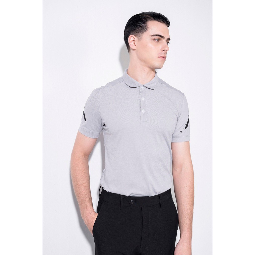 Áo polo nam Biluxury cổ bẻ 5APCT008GHS form chuẩn lịch lãm vải co giãn 4 chiều chống nhăn