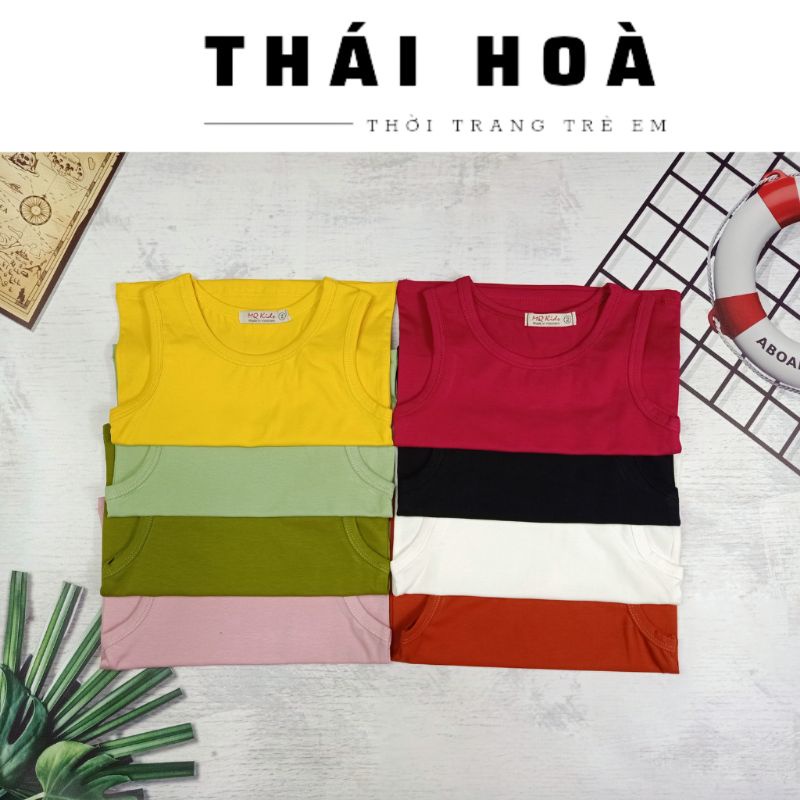 Áo balo size đại 21_40kg CHẤT LƯỢNG  áo sát nách bé trai và bé gái size đại chất cotton 4 chiều mềm mịn