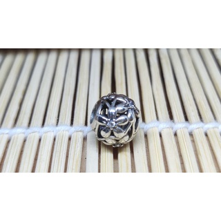 GauBee Charm bạc 925 hoa daisy bạc s925