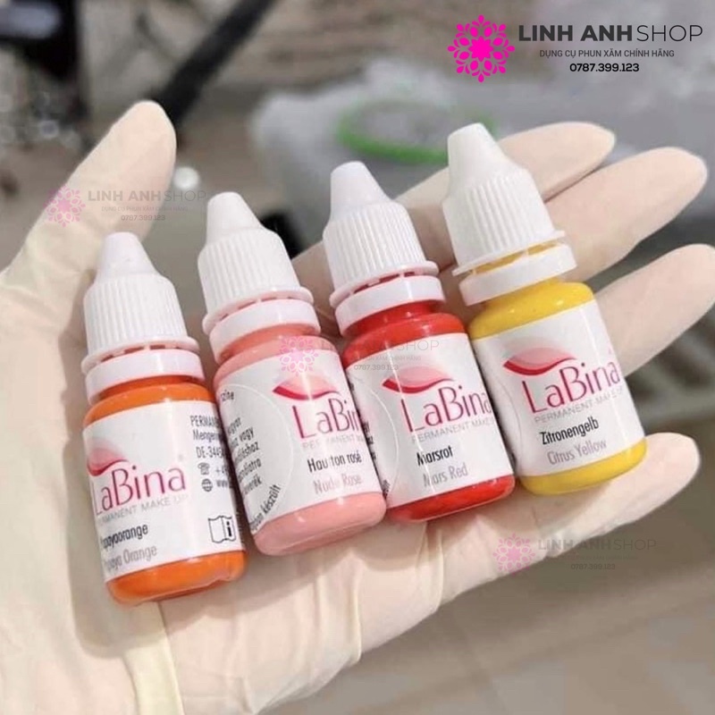 Mực LABINA Đức 10ml Phun Môi Đậm Bám Màu Nhanh