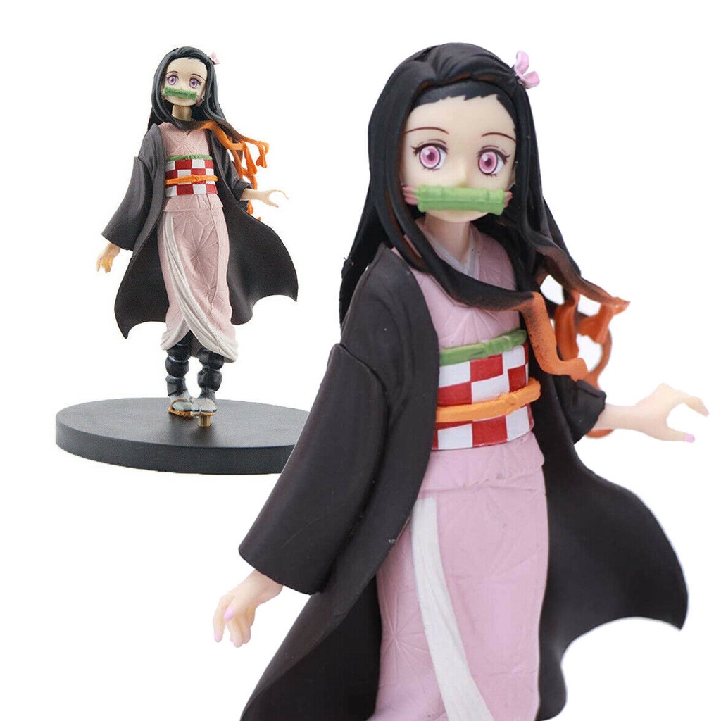 Mô hình nhân vật anime Kimetsu no Yaiba Demon Slayer cao 18cm trang trí tiện dụng