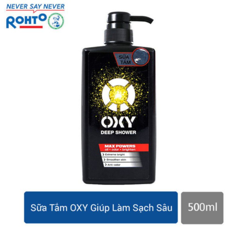 Sữa Tắm Nam Oxy Deep Shower 500ml