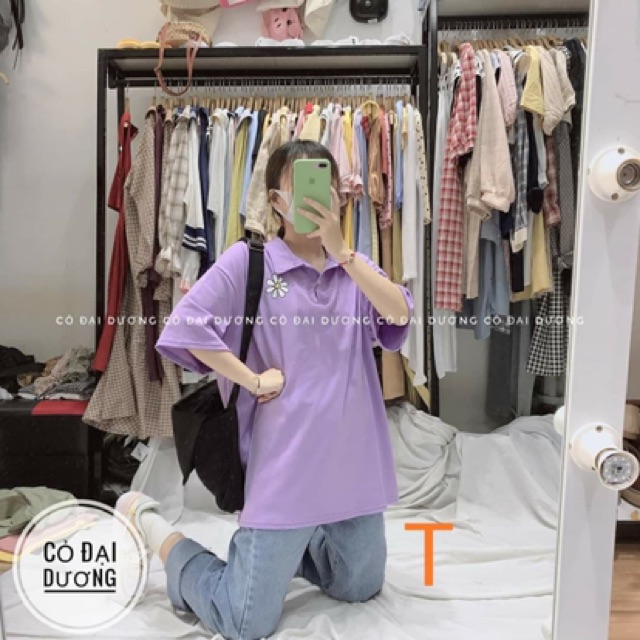 Áo polo hoa cúc nhỏ TT12