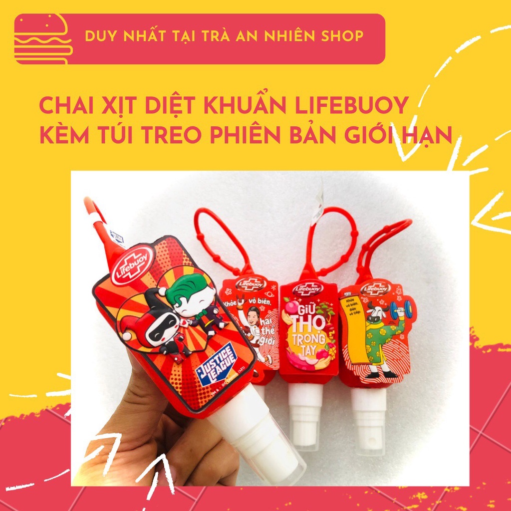 Chai xịt diệt khuẩn Lifebuoy bảo vệ vượt trội 10 chai 50ml