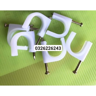 Đinh móc đóng dây điện - móc U móc bông mai nhựa đóng đinh đủ size