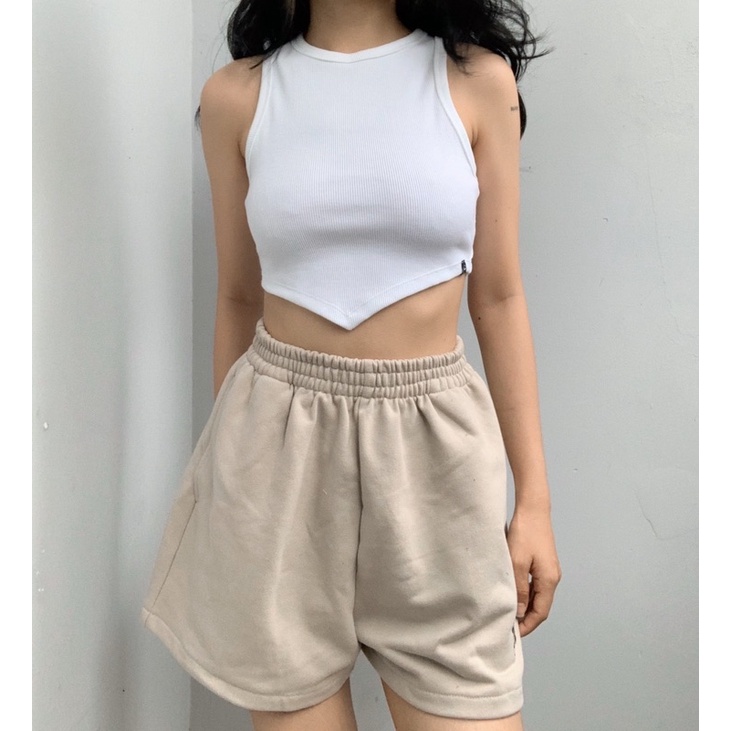 SP001113 Áo Tank Top Reels Trắng- Tiệm Mềm Croptop
