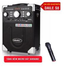 Loa karaoke di động daile s8 - Bluetooth tặng Micro