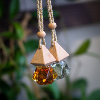 (Giảm giá ) 1 Vỏ Lọ đựng tinh dầu treo xe kim cương dây kim tuyến - vỏ lọ tinh dầu treo xe - chai lọ mỹ phẩm