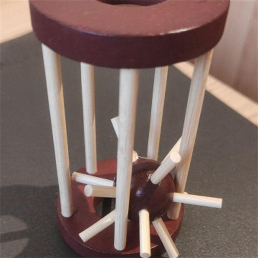 IVORY Bộ Đồ Chơi Khối Gỗ Luyện Tập Trí Thông Minh Cho Người Lớn