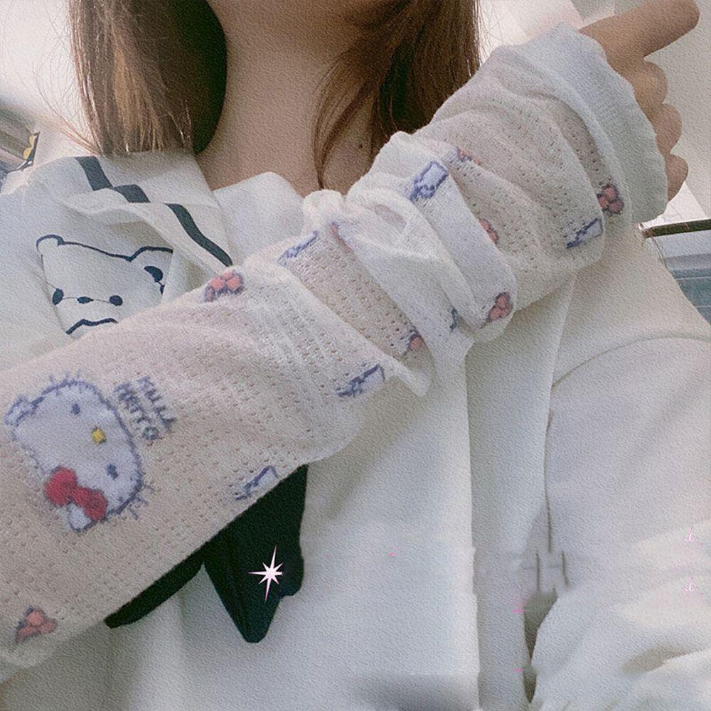 Găng Tay Giữ Ấm Cánh Tay Bằng Nylon Chống Nắng Thoải Mái Dễ Thương Dành Cho Mèo BERNARDO