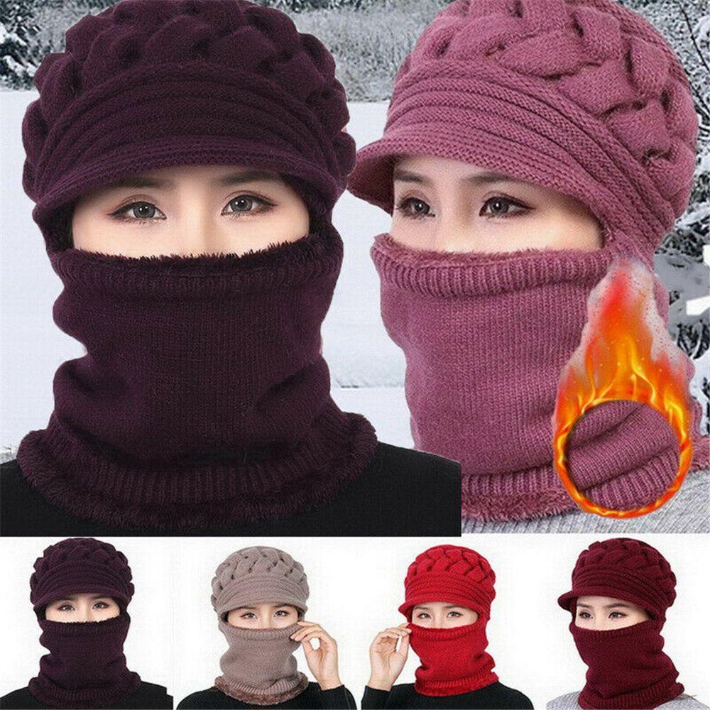 Mũ Trùm Đầu Chống Gió Chất Nhung Dày Dặn Thời Trang Mùa Đông Cho Phái Nữ