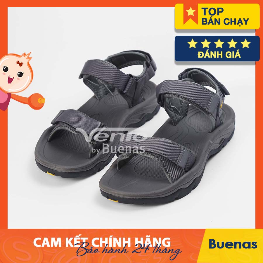 Vento sandal nam nữ chính hãng quai ngang 3616 giày sandan dép quai hậu nữ nam học sinh đế cao 3 phân - Buenas