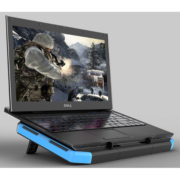 Đế Tản Nhiệt Laptop 5 Quạt Cao Cấp Cực Mạnh - Cực Ngầu Dành Cho Gaming