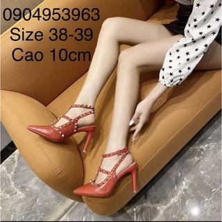 Giày đinh tán 10cm
