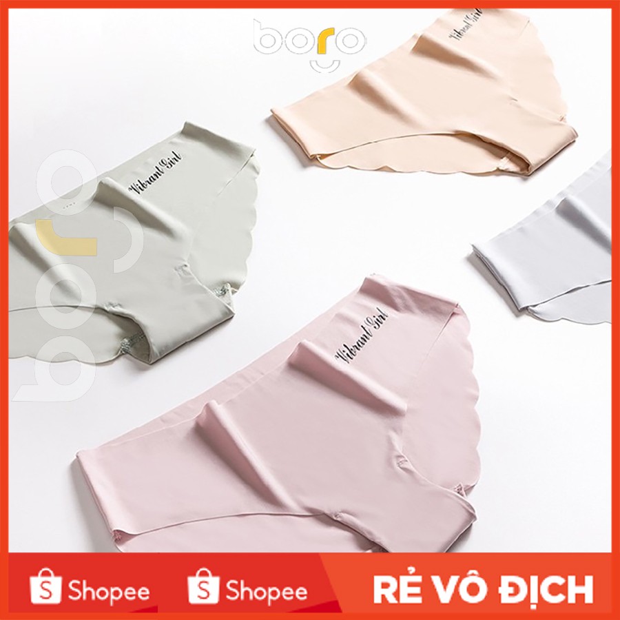 Quần lót nữ không đường may Vibrant Girl, quần lót su công nghệ ép mượt giúp quần mềm mịn thoải mái