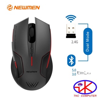Hỏa tốc hcm - chuột không dây cao cấp newmen d500 2 chế độ kết nối không dây: bluetooth 5.0 và 2.4ghz.