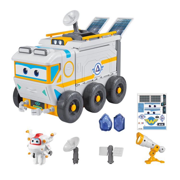 Đồ chơi super wings đội bay siêu đẳng mô hình xe trạm không gian Rover cỡ lớn