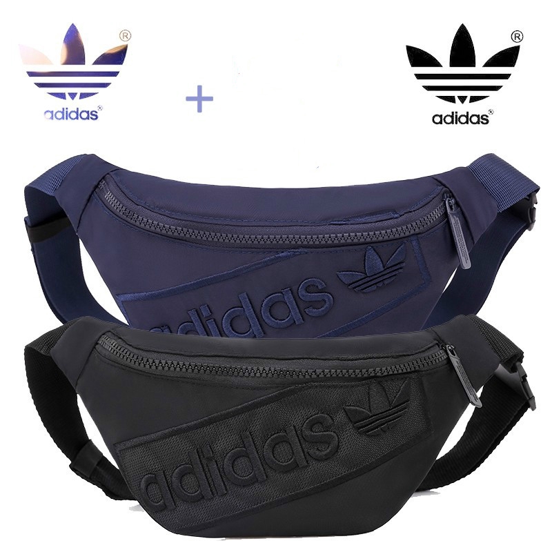 Túi đeo thắt lưng DV0224 thêu logo Adidas chính hãng thời trang cho nam và nữ