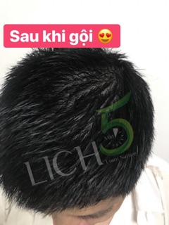Dầu gội nhuộm tóc lich 5( cam kết hoàn tiền nếu không đen tóc)