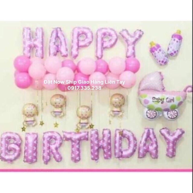 Set bóng sinh nhật bé trai / bé gái