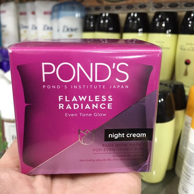 Kem Dưỡng Trắng Da Cao Cấp Pond's Flawless Radiance Derma+ 50g (Ngày, Đêm)
