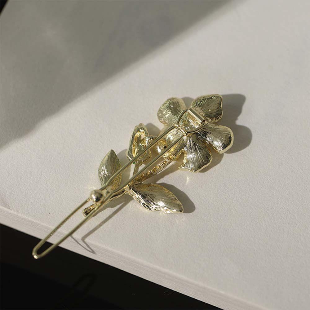 Kẹp Tóc Hình Vỏ Sò / Hoa Bằng Hợp Kim Xinh Xắn Cho Cô Dâu WMES15H