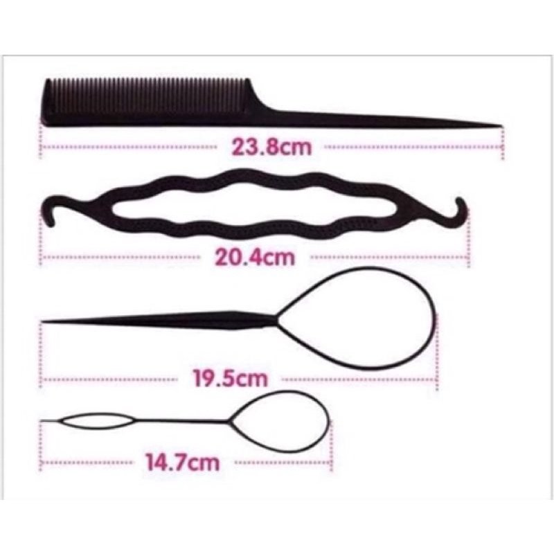 Bộ tạo kiểu tóc 4 món