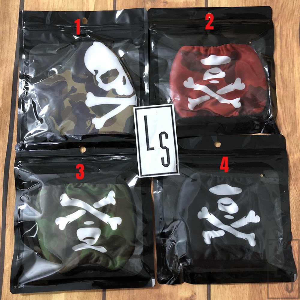 Khẩu trang mastermind Japan VS BAPE cực HOT