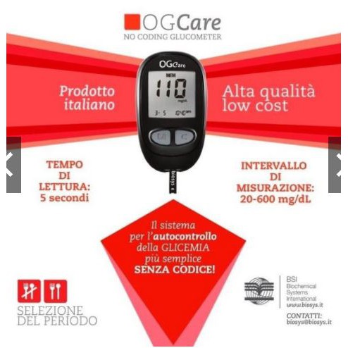 Máy thử tiểu đường OG Care  tặng kèm 25 que + 25 kim