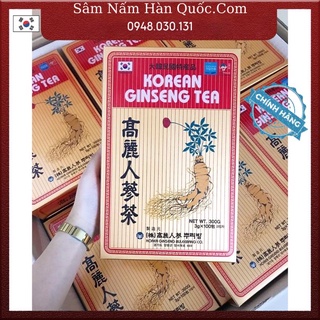 Trà hồng sâm hàn quốc, hộp 100 gói