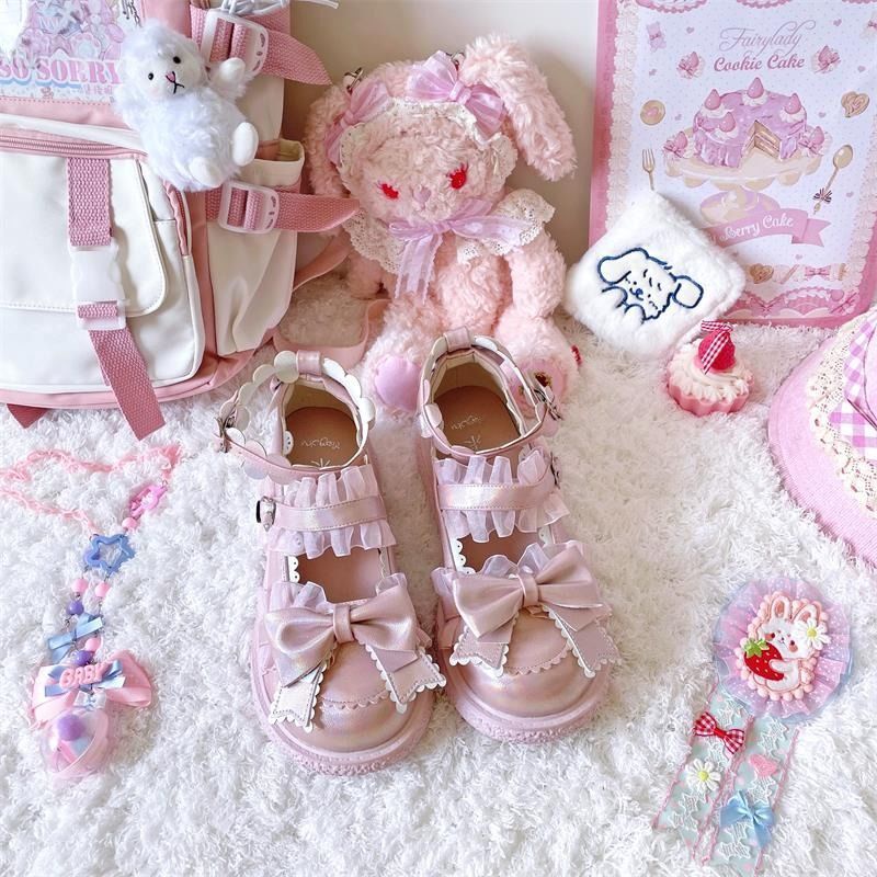 Giày búp bê Lolita da mềm cỡ nhỏ thời trang mùa hè dành cho nữ