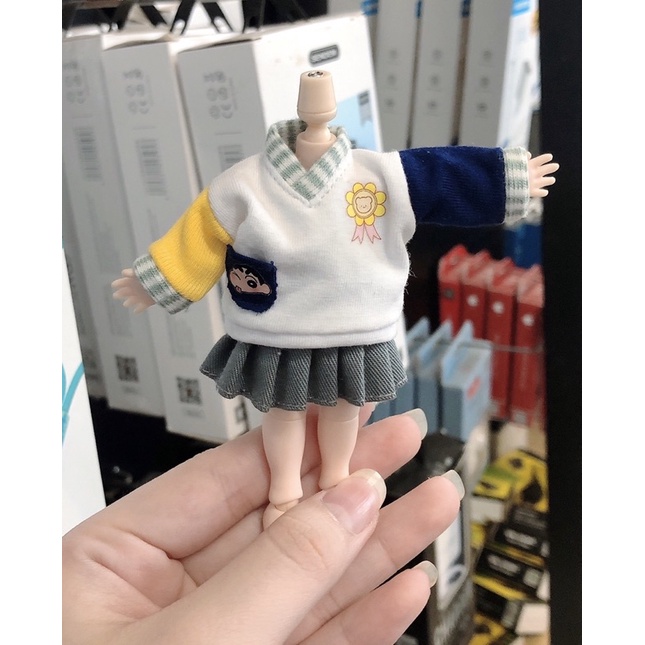 Áo cổ V cho ob11, ymy, ddf, dod, ufdoll,...