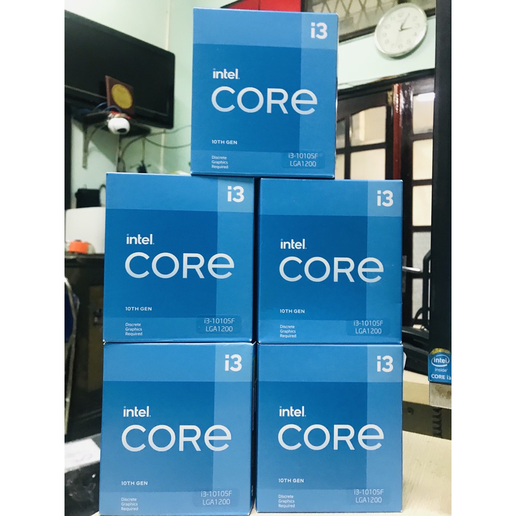 BỘ VI XỬ LÝ I3-10105F BOX CHÍNH HÃNG