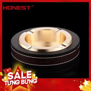 [ Big Sale ] Gạt Tàn Thuốc Lá, Xì Gà Bọc Da Italy Sang Trọng chất lượng cao, giá cực tốt