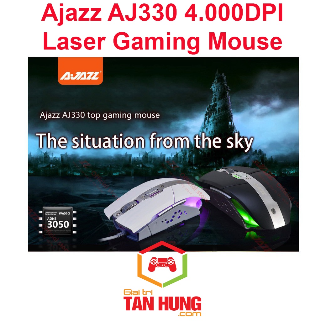 Chuột Gaming GameThủ AJAZZ  AJ330 4000DPI