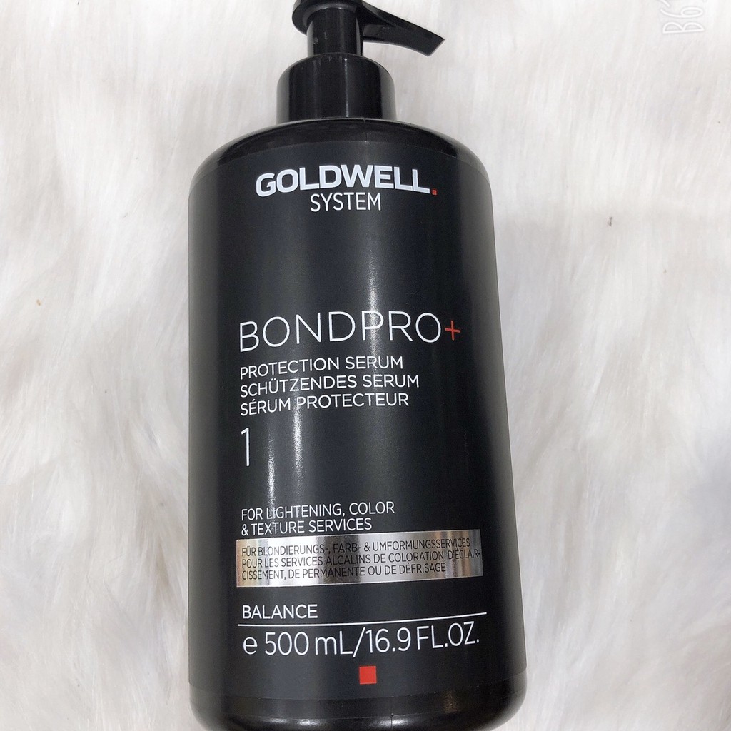 bộ sản phẩm phục hồi tóc hư tổn BONDPRO+ GOLDWELL 500ML ( 3 chai)