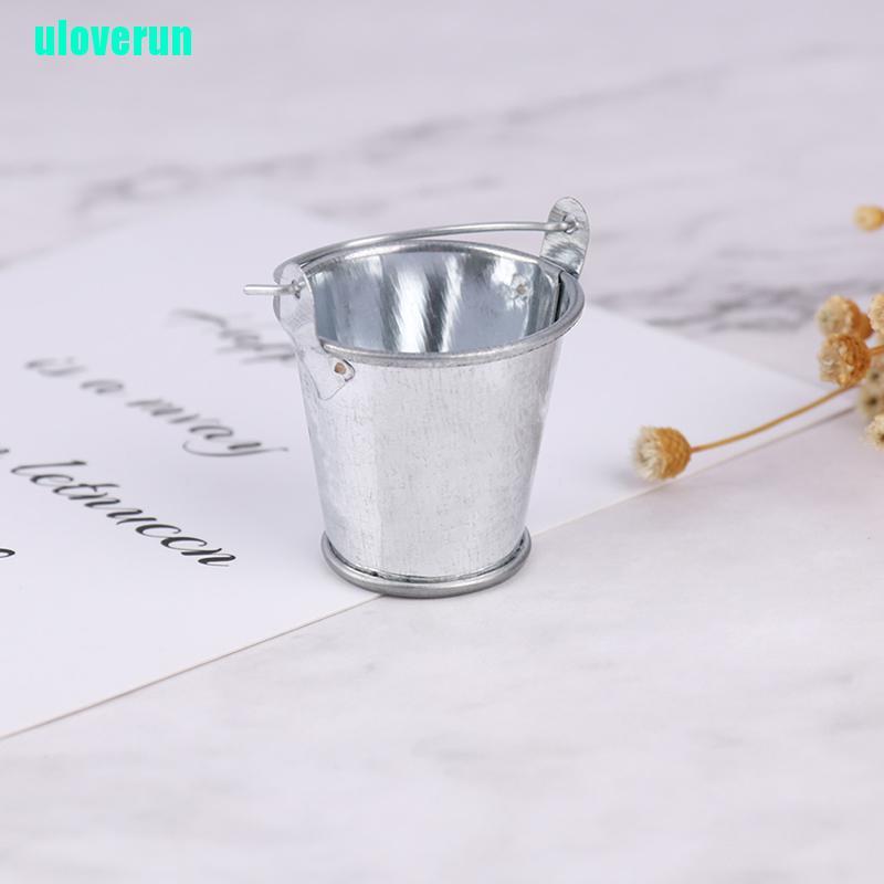 Xô Kim Loại Mini 1 / 6 1 / 12 Trang Trí Nhà Búp Bê