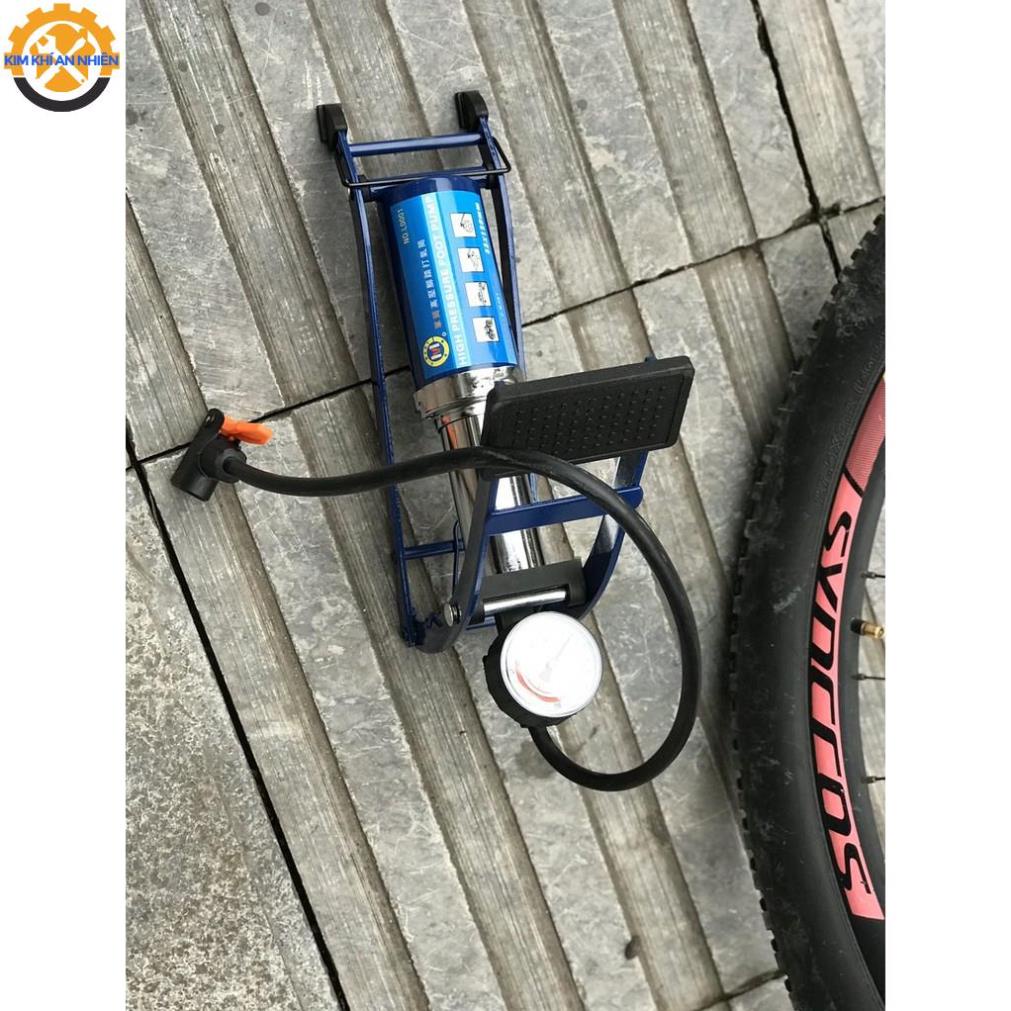 Bơm xe bằng chân 1 ống chính hãng C-MART